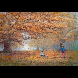 1000 pcs Joy of Autumn Leaves Classic Pooh Puzzle